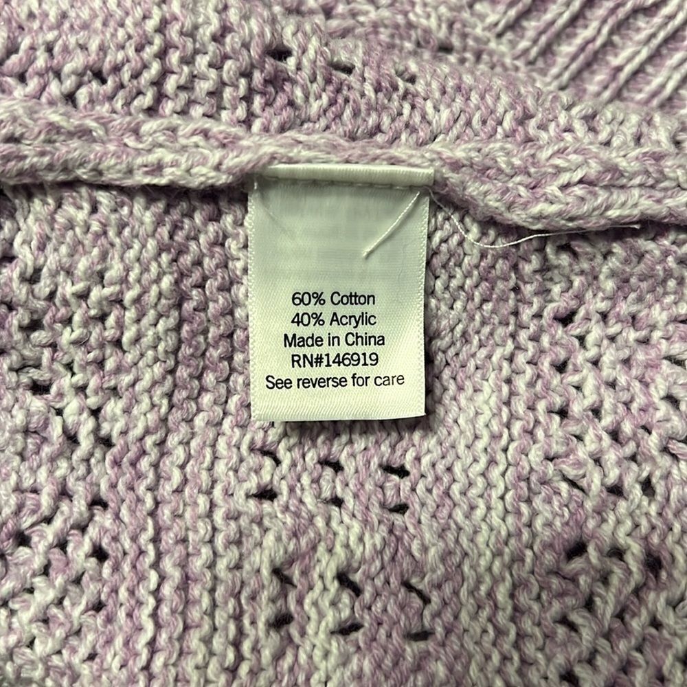 SO Purple Cropped Tank Sweater - Picture 5 of 5